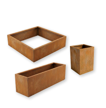 Pflanzkübel und Hochbeete