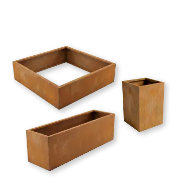 Pflanzkübel und Hochbeete