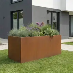 Cortenstahl Hochbeet 200x100x80