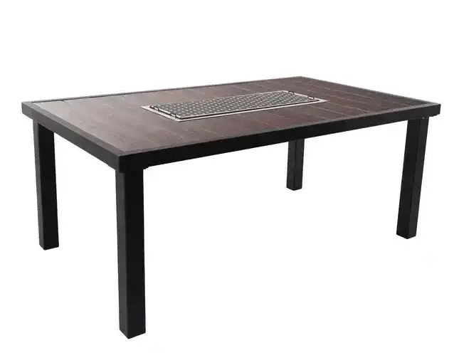 Grilltisch dark oak