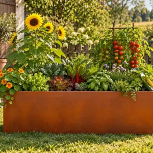 Hochbeet rechteckig 100 x 50 x 50 cm