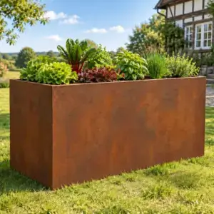 Hochbeet rechteckig 100 x 50 x 80 cm